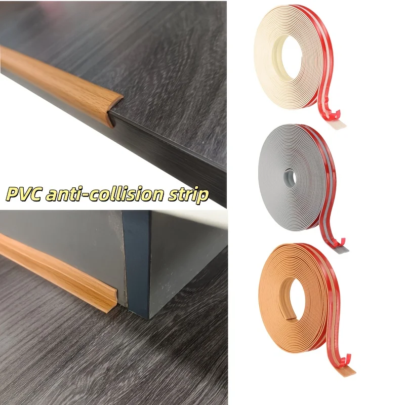 5-Meter Self-Adhesive PVC Peeling Decorative Strip For Internal And External Corners, Suitable For Wall And Furniture Protection