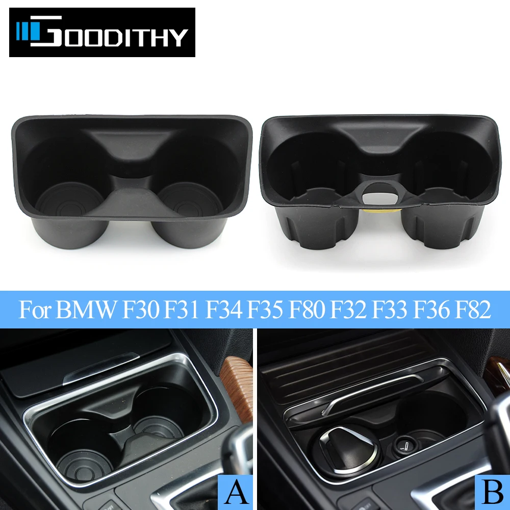 Center Console Drink Water Cup Holder Storage Table Insert Cover For BMW 3 4 Series M3 M4 F30 F31 F34 F35 F80 F32 F33 F36 F82