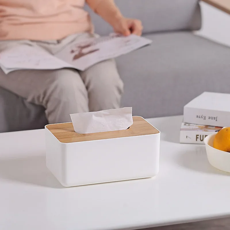 

Wooden Cover Toilet Paper Box Solid Wood Napkin Holder Case Simple Stylish Home Car Tissue Paper Dispenser