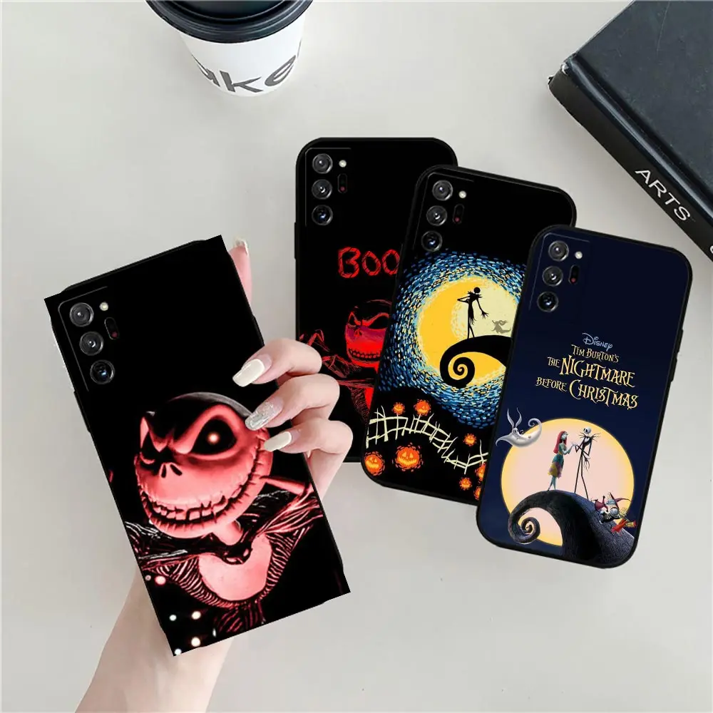 

The Nightmare Before Christmas Case For Samsung Galaxy Note 20 10 Ultra Pro Plus M62 M51 M33 A15 A14 A13 A12 A06 A05S Soft Cover
