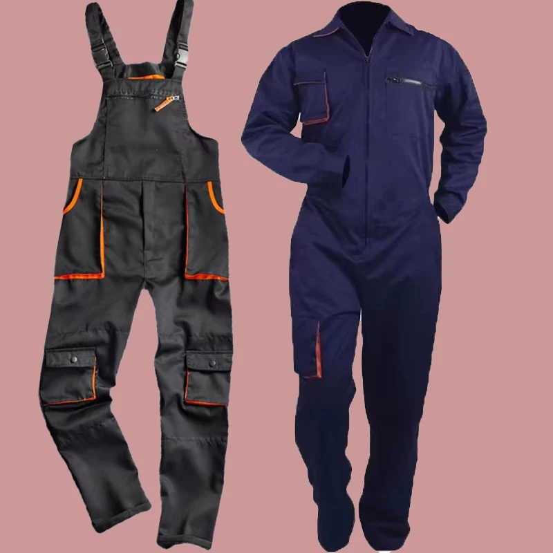 Work Overall Uniforms Men Women Working Coveralls Welding Suit Car Repair Workshop Mechanic Plus Size Clothes Warehouse Workwear