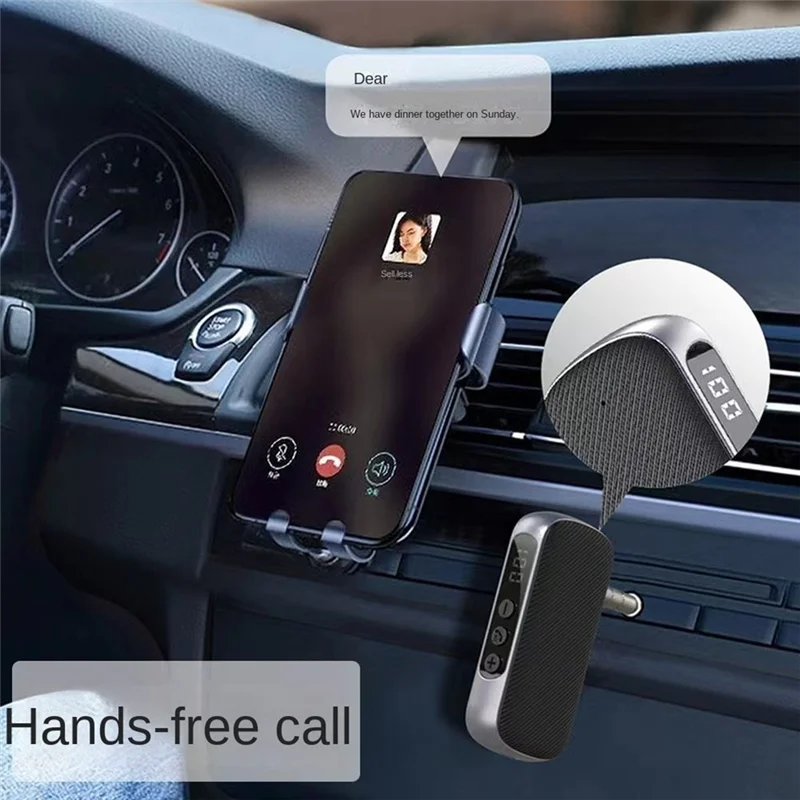 ABVO-? Récepteur et transmetteur sans fil Bluetooth 5.3, 2 en 1, prise 3.5Mm, pour voiture, musique, Audio, Aux A2dp, récepteur de casque, mains libres