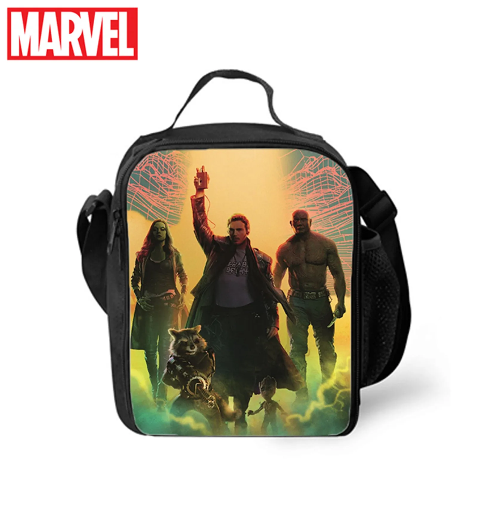 Guardians of the Galaxy Waterproof Thermal Bag,Insulated Lunch Tote School Lunch Box for Boy Girl
