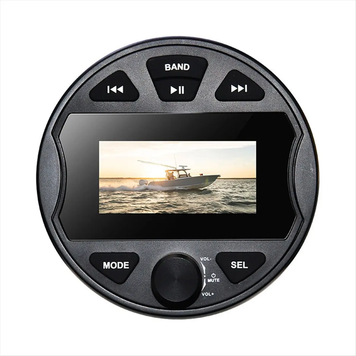 

Boat Radio MP3 Media Player Stereo Marine Radio Bluetooth AUX USB Waterproof Widely for ATV UTV SPA RZR FM AM Radio [cilae-17R]