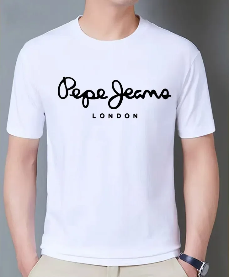 تيشيرتات قطنية مطبوعة للخريف والشتاء للرجال والنساء، بأكمام قصيرة للشارع الرياضي اليومي في الهواء الطلق