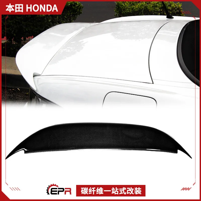 

Подходит для модификации Honda S2000, прижимной хвост BYS из углеродного волокна, вокруг спойлера заднего багажника с фиксированным ветровым крылом.