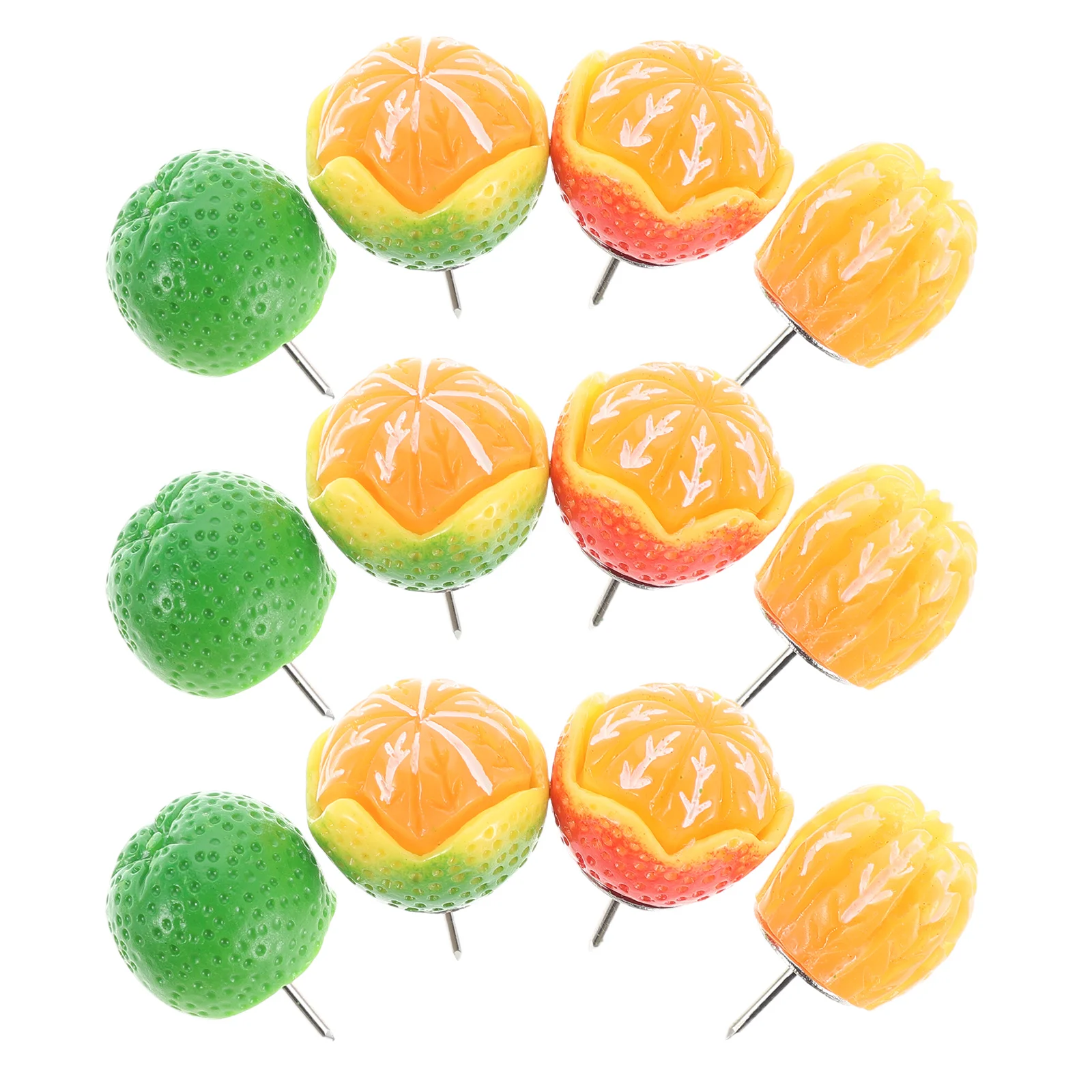 

Playful Fruit Style Push Pins Brightly Colored Faux Fruit Tacks for Bulletin Boards Homeschooling Activities Fun Office