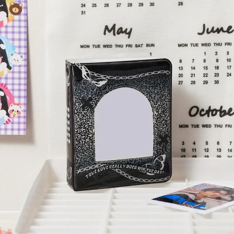 Simple Hollow Photocard Holder Kpop Photo Card Holder Book 3 Inch Photo Album 