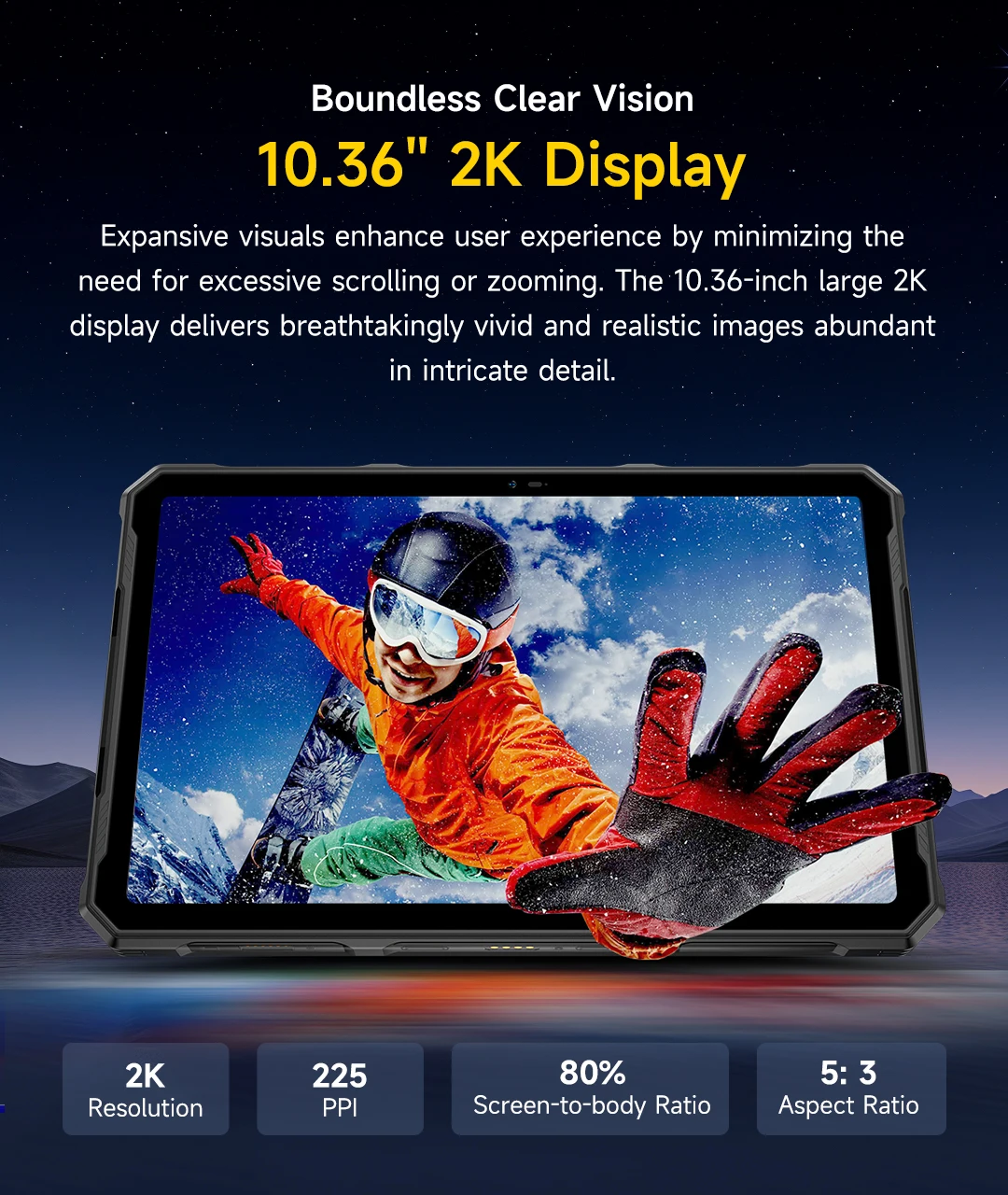Ulefone Armor Pad 4 Ultra 5G Rugged Tablet Thermal Imaging 10.36' 2K Up to 16GB RAM 256GB ROM 11800 mAh Battery Android Global