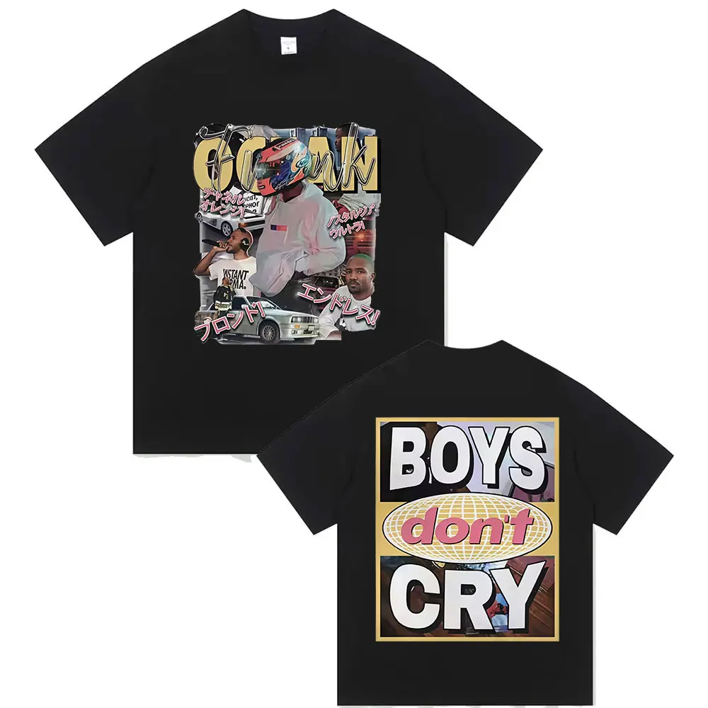 

Rapper Frank Album 2025 Graphic T Shirt Men's Hip Hop Ocean Oversized Cotton T-shirts Y2k Retro Blond Fashion T-shirt Streetwear