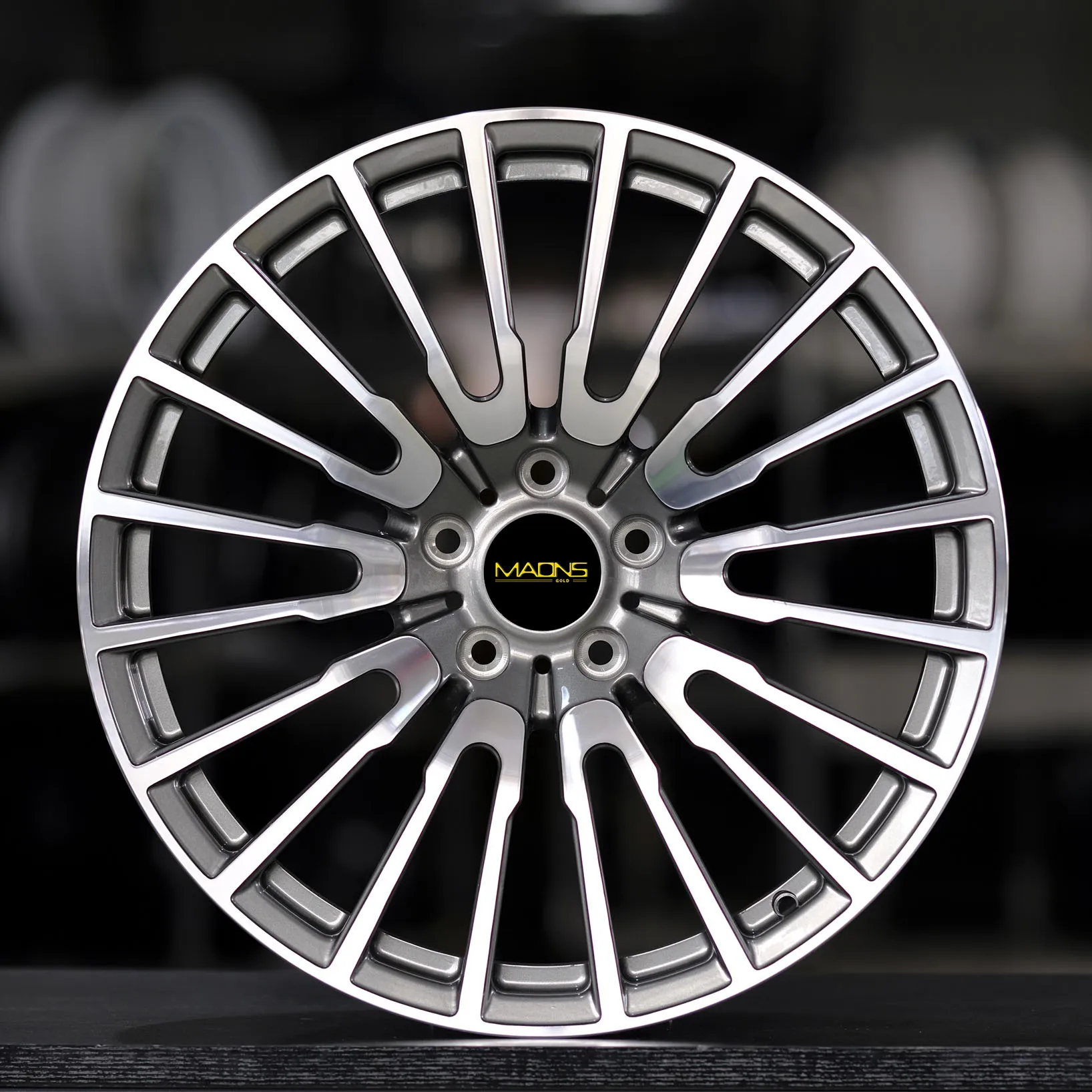 Black d Face Mesh Forged Wheels 16 To 22 Inch 5x112 5x120 Staggered Design Alloy Rims For BMW Passenger Car Upgrade
