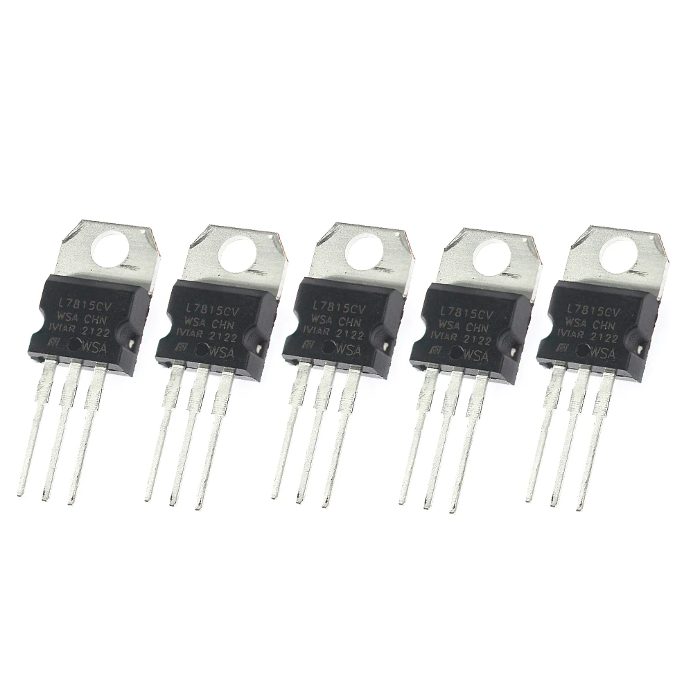 40PCS Mosfet Transistor Kit IC TO-220 L7805 L7806 L7809 L7812 L7815  L7905 LM317T Voltage Regulators transistor Assortment kit