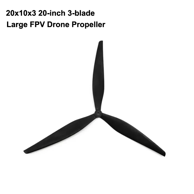 

1Pair HQProp 20x10x3 20-inch 3-blade Propeller 25x11.8mm Hub/6mm Shaft Heavy Payload Long Range FPV Drone CW CCW Prop Blades
