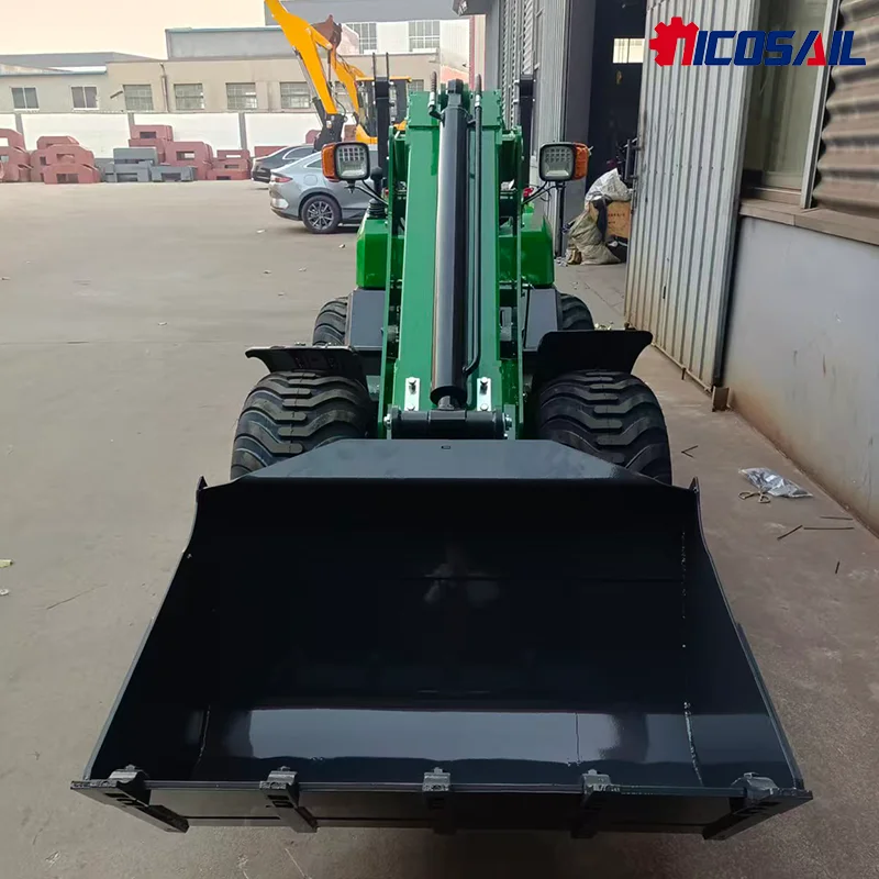 شحن مجاني EURO 5 EPA محرك ديزل صغير جودة عالية الجبهة نهاية رافعة عجل النمط الأوروبي 2.5 طن للبيع