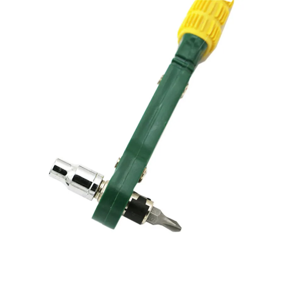 

Flexible Swivel Head Ratchet Quick-Release Comfortable Grip Flush Lever Reversible Ratchet Teeth for Confined Spaces