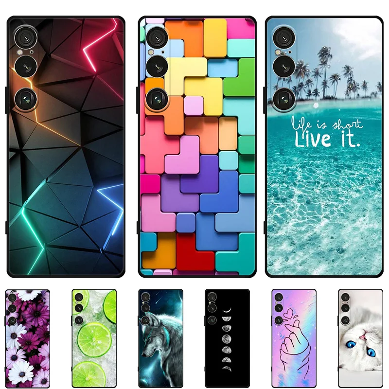 Phone Case For Sony Xperia 1 VI Cases Soft Silicone Cover For Sony Xperia 1 VI Fashion Case Xperia 1VI Full Protector Shells