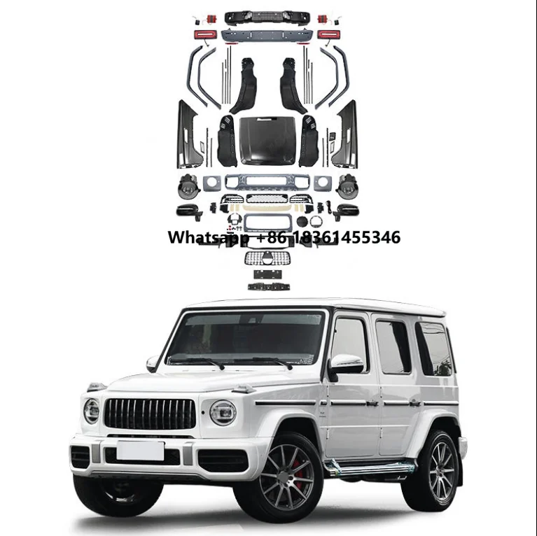 

For G Class W463 UPGRADE to W464 G63 Car Conversion Kit W463 Body Kit Auto Modification Parts Style Body Kit