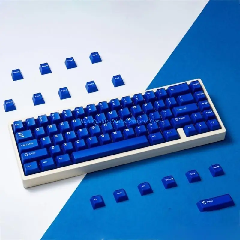 U2JE 120 Semi Transparent ABS Double Shot Keycap Original Profile for Mechanical Keyboards