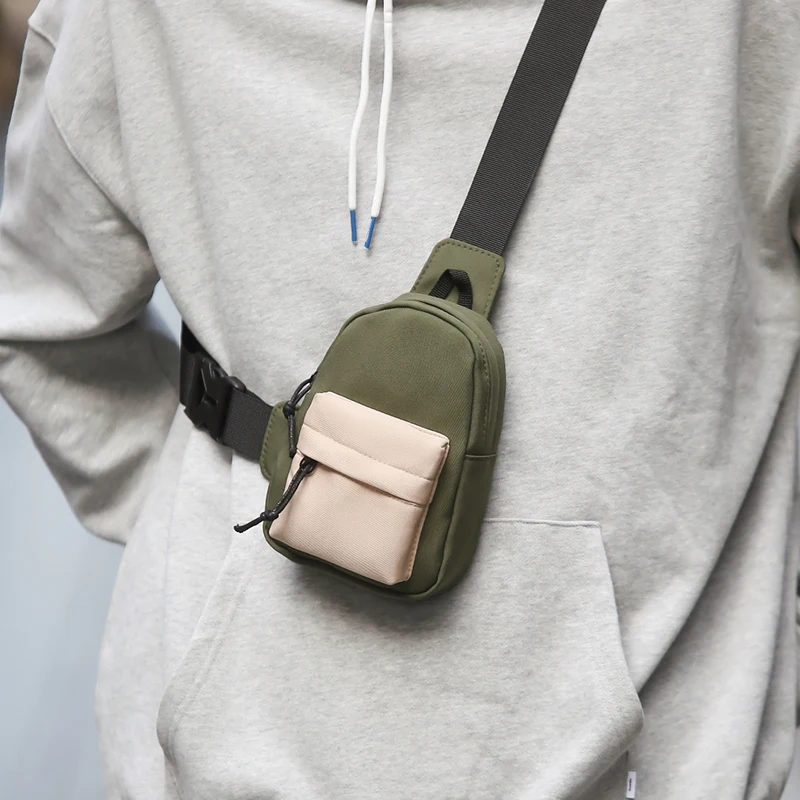 多機能カジュアルメンズチェストバッグ、携帯電話バッグ、アウトドアトラベルショルダーバッグ