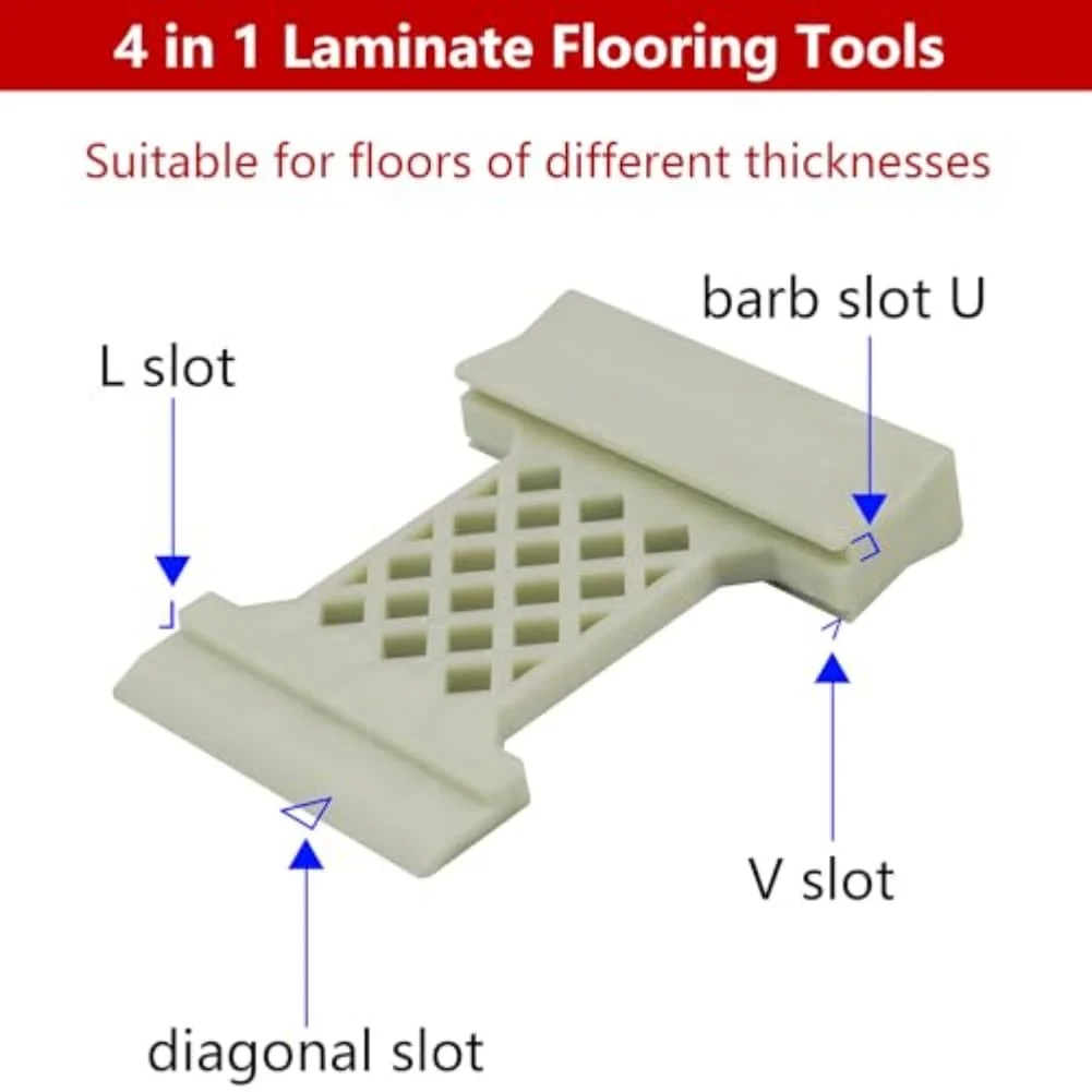 Multi-functional Nylon Tapping Block Tool For Efficient Laminate, Vinyl And Wood Flooring Installation Tapping Block