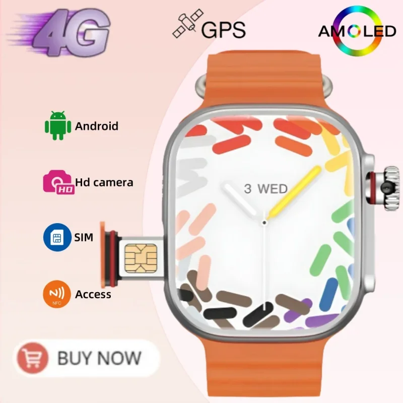 4G network card rotating camera CDS9 Ultra smartwatch original Android 9.0 modified Google Play Store global version smartwatch