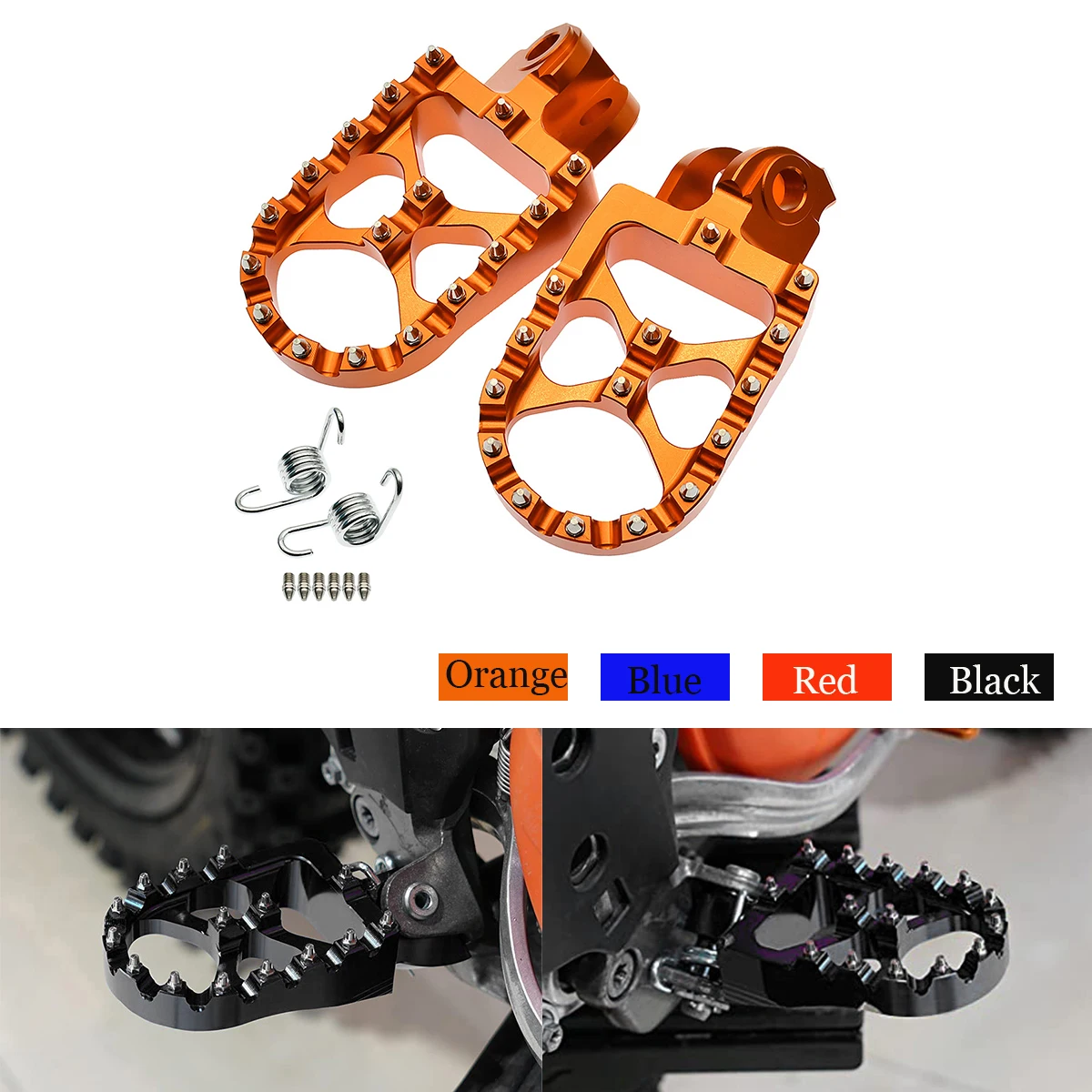 

CNC Foot Rests Footrest footpegs Pegs Pedals For KTM 65 85 125 150 200 250 300 350 450 EXC SX XCF SXF XC XCW XCFW ADVENTURE 990