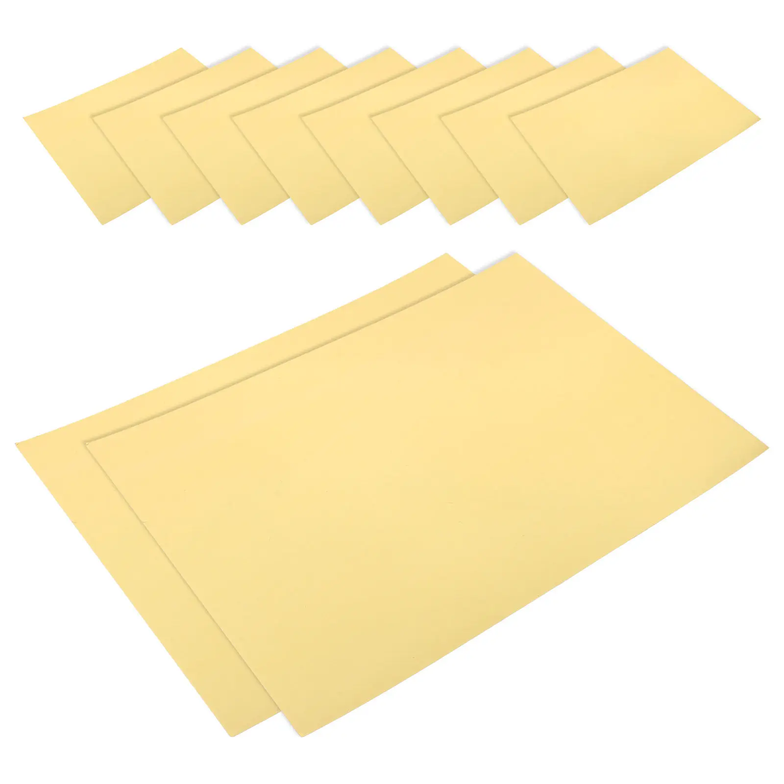A4 Gold Metallic Mirror Cardstock 10 Sheets Single Sided Foil Paper for Card Making Scrapbooking Crafts