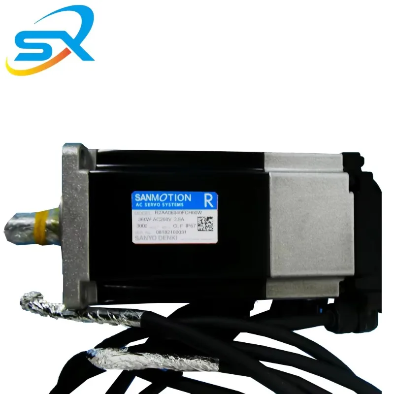 100% Original Sanyo Denki Servo Motor R2AA06040FCH00W PLC Controller Servo Motor R2AA06040FCH00W