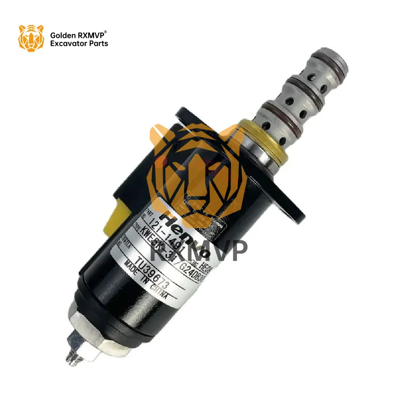 for CATERPILLAR Excavator Hydraulic Pump solenoid valve 121-1491 for 320B E320C 320D CAT 1211491 Solenoid Valve