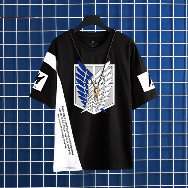 AA 2025 New Attacking Giant Wings of Liberty T-shirt Sergeant Allen Investigation Corps COS casual top student ☆ ☆ ☆