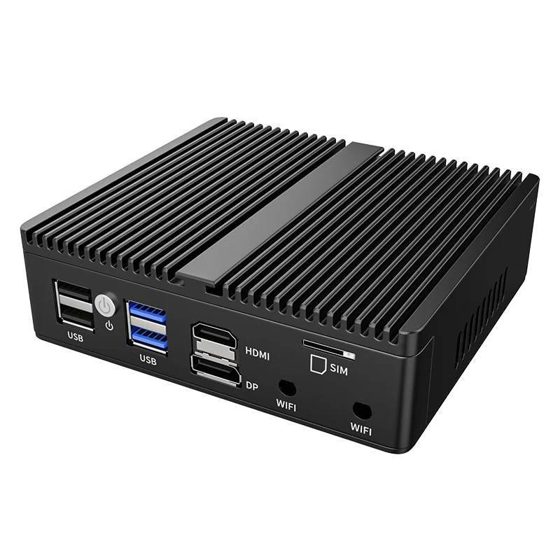 Мини-маршрутизатор BKHD Intel Pentium N6000 J4125 без вентилятора NVME 4*2,5G NIC Lan ITX X86 Pfsense Ubuntu Linux Win10