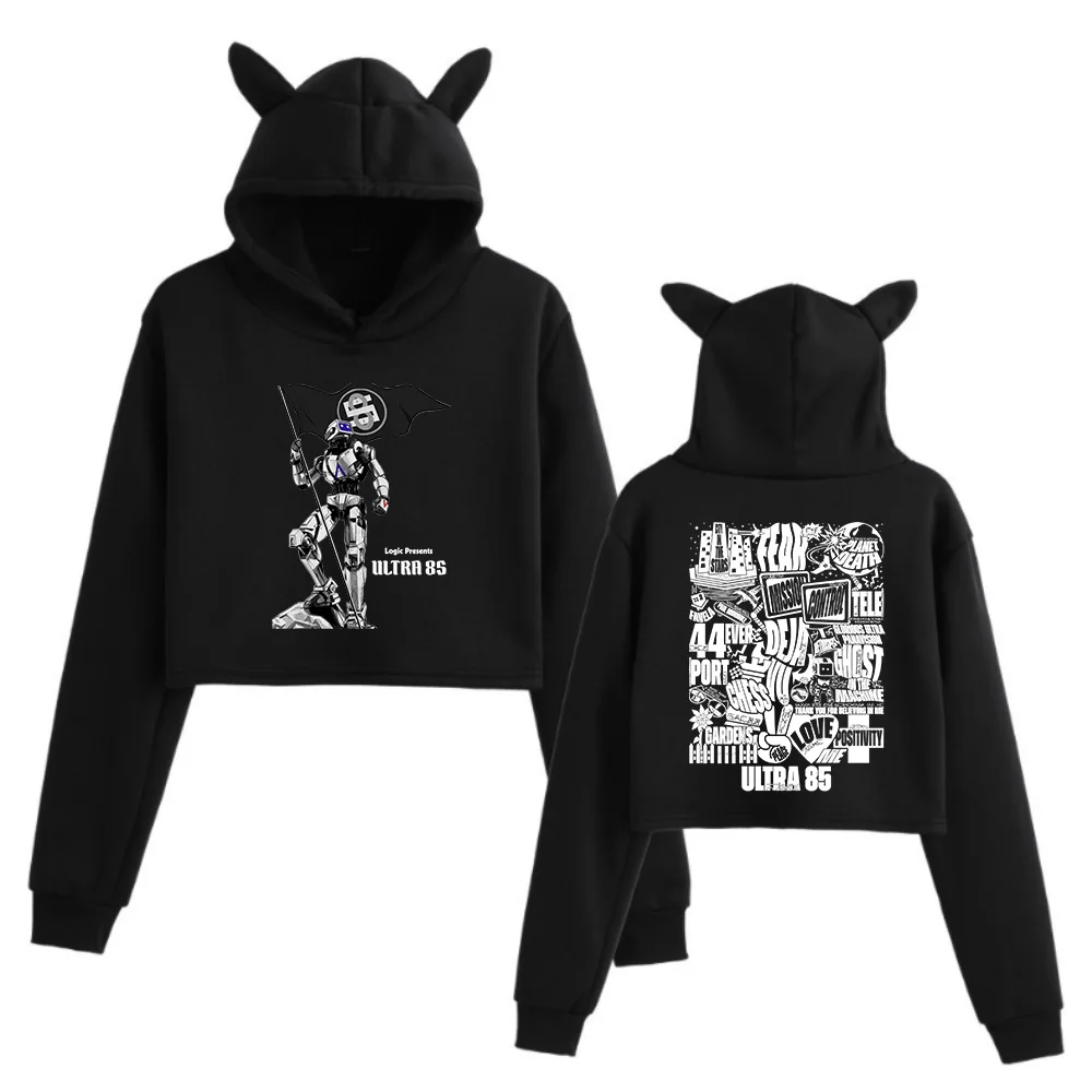 Logik Ultra 85 Katzen ohren Langarm regelmäßige Spiel Fans Geschenk druck Mädchen Mode Hoodie