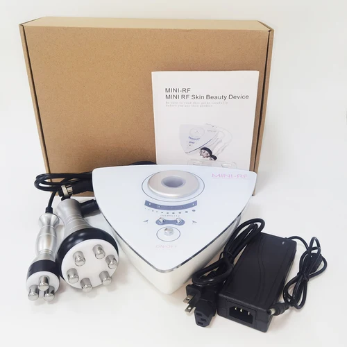 Imagen 2 del producto Mini máquina facial de frecuencia RF multipolar 2 en 1, eliminación de arrugas, máquina de belleza antienvejecimiento