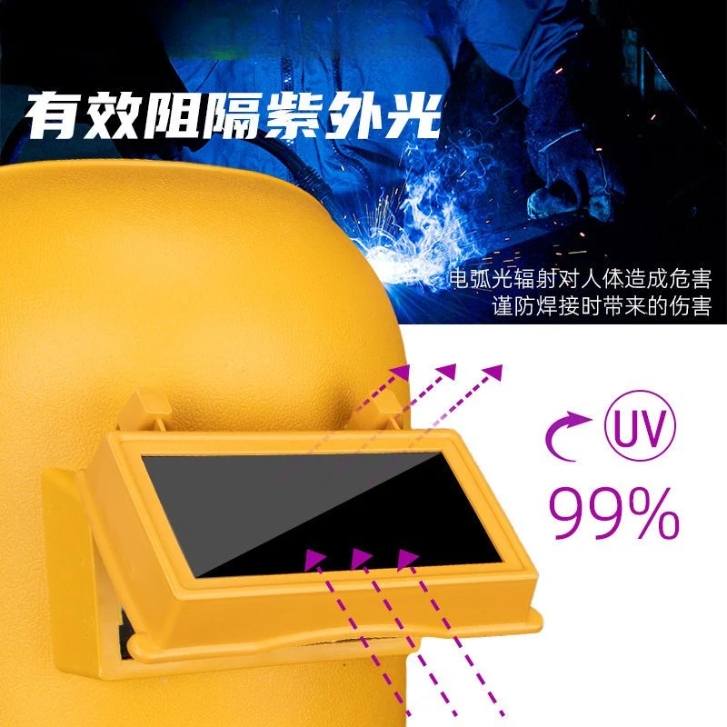 Welding Face Cover, Head Mounted Welding Protective Cover, Handheld Face Welding Cap,welding Protective Tool for Welders