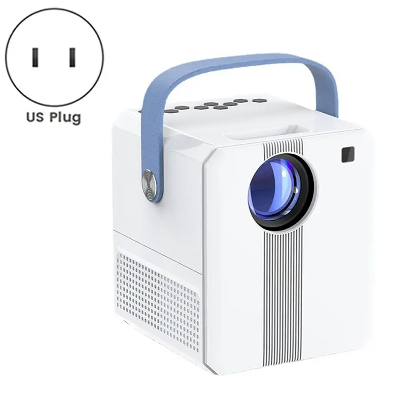 

【BUY NOW】Mini HD Home Theater Projector Autofocus Projector Mobile Phone Projector Outdoor Portable Projector US Plug