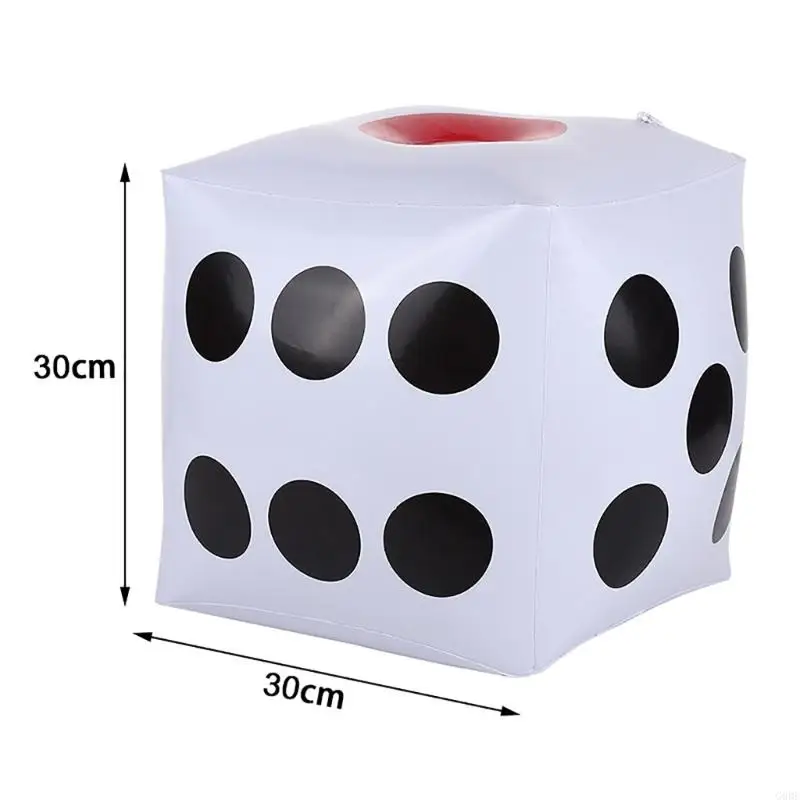 G6DE Inflatable Toy Dices Reusable Inflatable Party Dices Inflatable Toy For Kids Large Inflatable Dices For Game Party