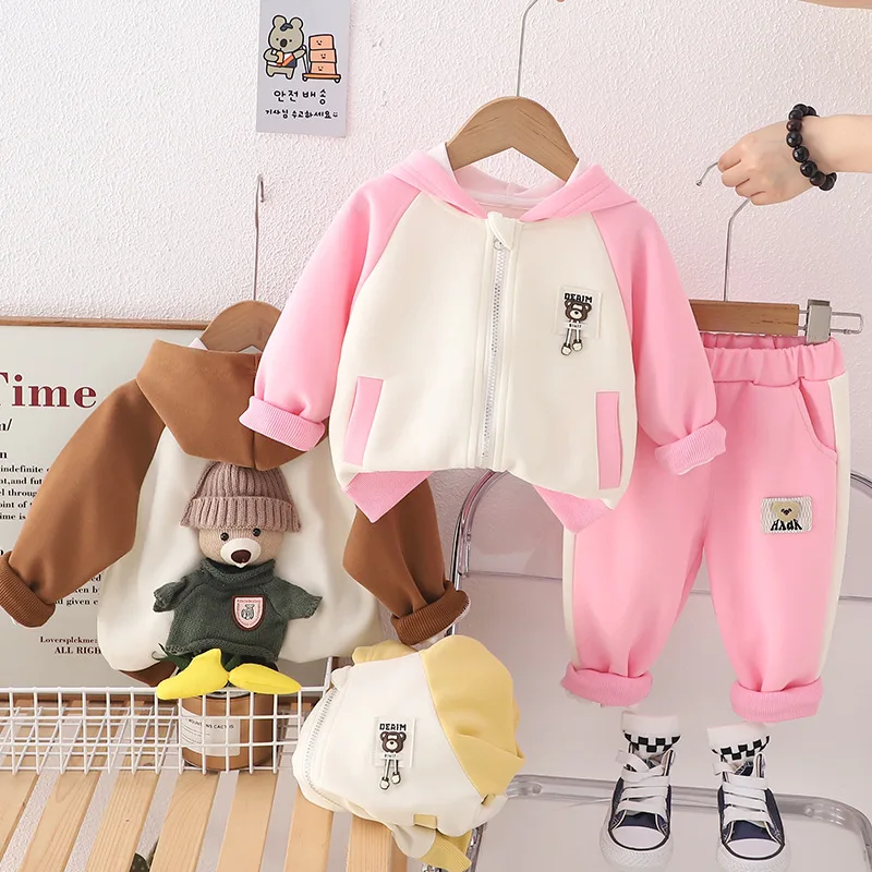 

Boys Baseball Suit Set for Autumn New Baby Clothes Infant Autumn Outfit Two-piece Set Toddler Outfits