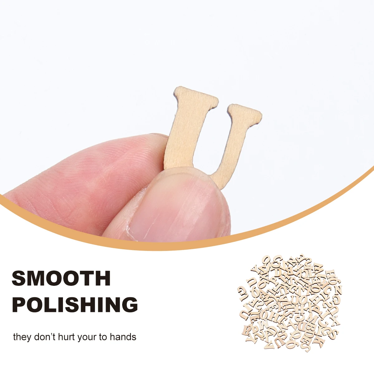 

50Pcs Wooden Alphabet Letters Unfinished Wood Cutout for Arts Crafts DIY Projects Wedding Birthday Decor Wooden Letters