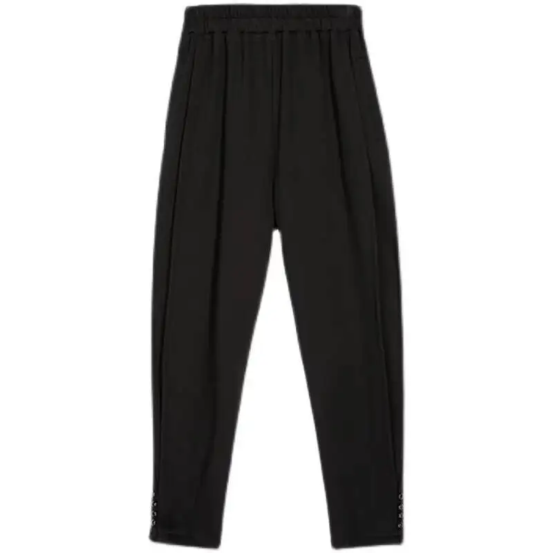 สุภาพสตรี Conical กางเกง Harun กางเกงฤดูใบไม้ผลิและฤดูใบไม้ร่วงใหม่เล็บบุคลิกภาพแฟชั่นความรู้สึกหลวมขนาดใหญ่กางเกง