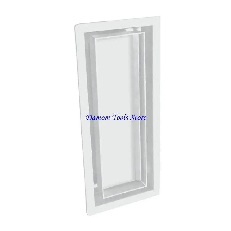57BE 4x10 Foot Metal Floor Outlet Continuous Integration with Flooring Creates Harmonious Space