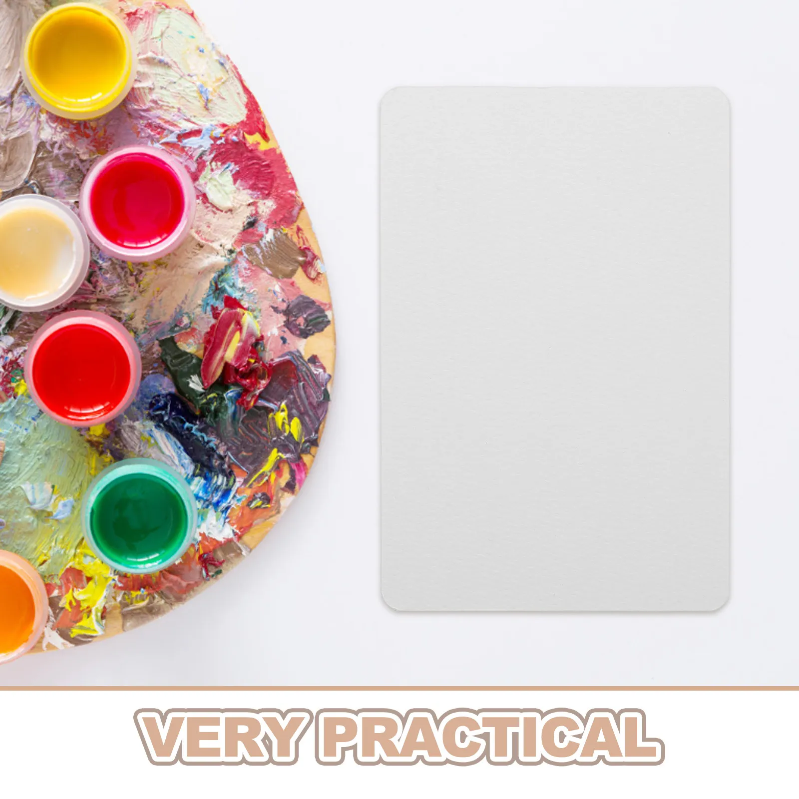 25Pcs Watercolor Paper Cards Thick Wood Pulp Blank Cards Suitable for Painting DIY Crafts Drawing Art Paper