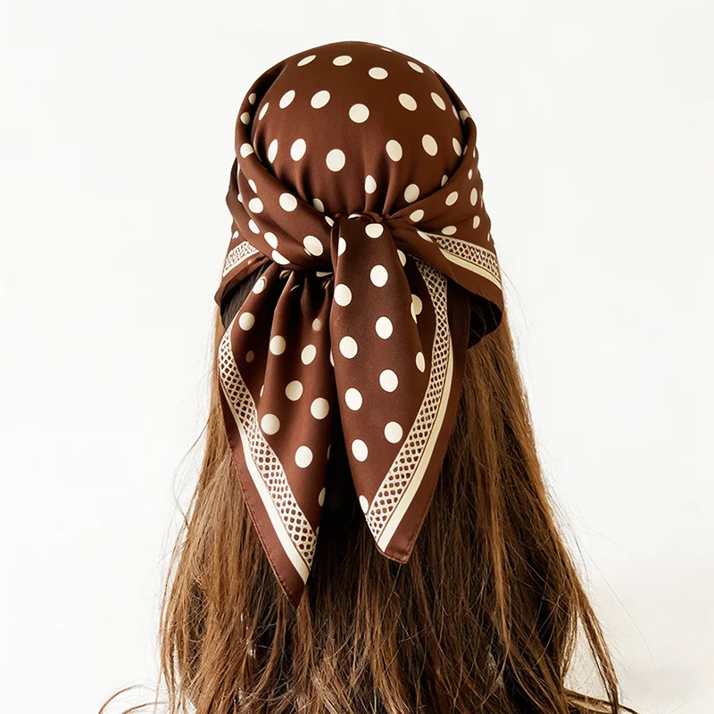 

Fashion Scarf Turban Hijab Luxury Print Female Headscarf Bandana Wraps Handkerchief Neckerchief Square Headband Shawl Windproof