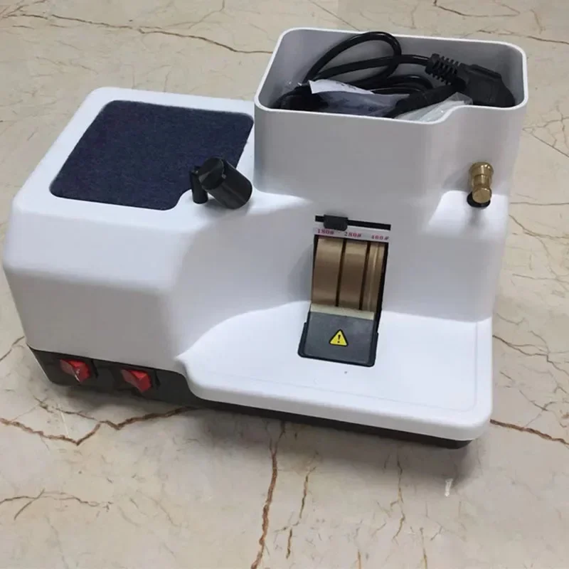 Upgrade Hand Grinder Three-wheeled Edger Lens Edger Edger Machine With Light Glasses Processing Equipment