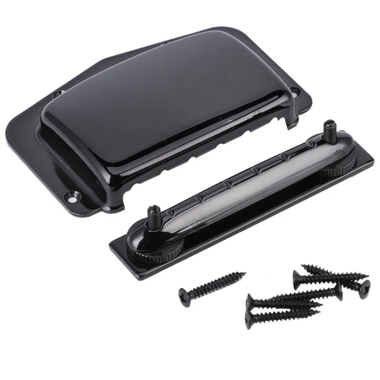 6 String Electric Guitar Adjustable Archtop Tailpiece Bridge Cover Plate Accessory
