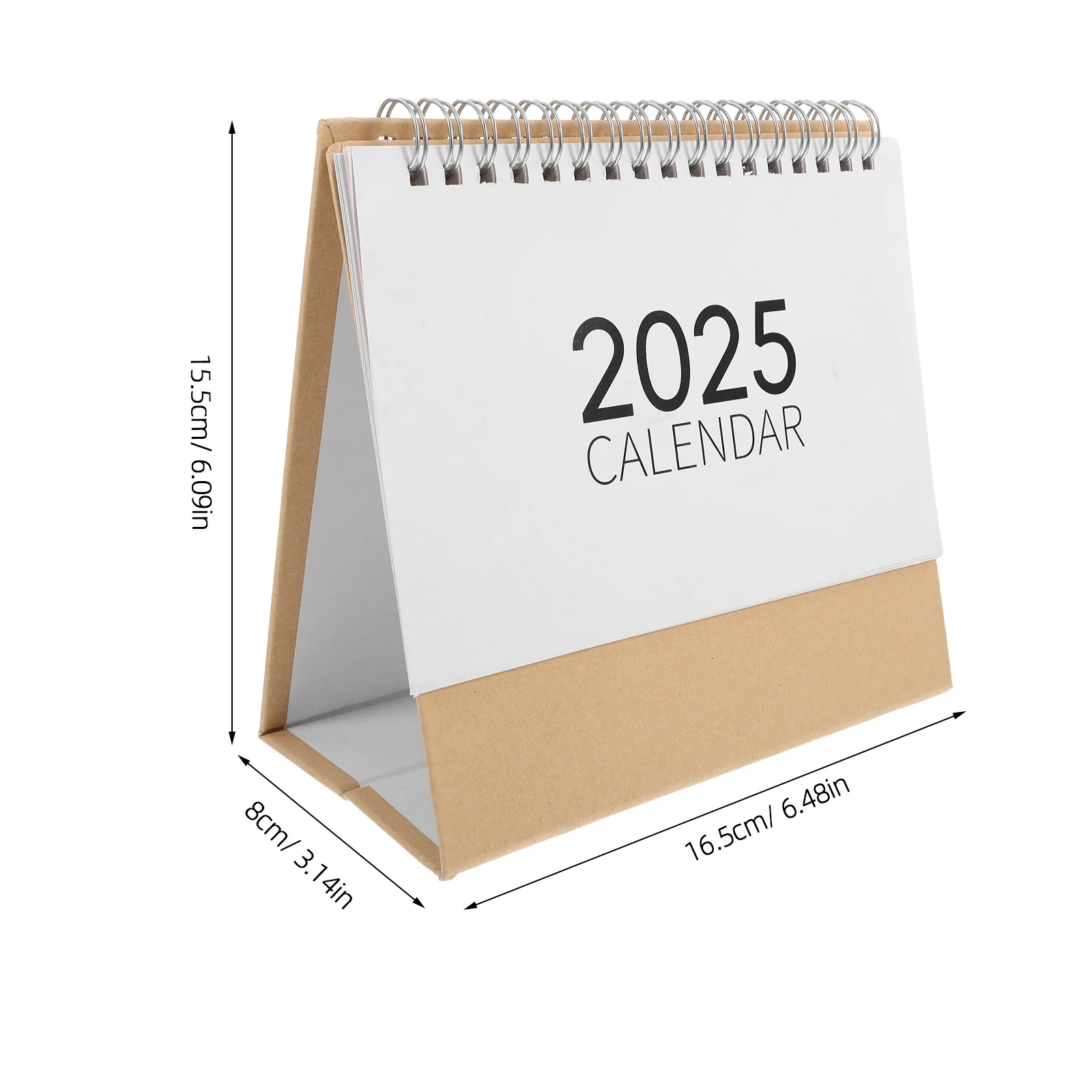 الحد الأدنى أجندة مكتبية /رزنامة مكتبية 2025 مخطط مكتب الزخرفية حامل قابل للطي توفير المساحة استخدام المكاتب المنزلية الجمالية الحديثة #6