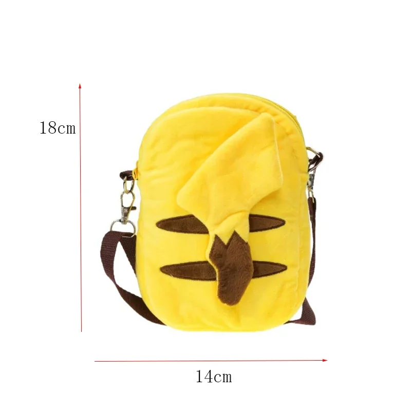 Gengar Mimikyu Snorlax Rowlet Lucario Charmander Plüsch Rucksack Pokemon Anime Schulter Tasche Puppe Spielzeug