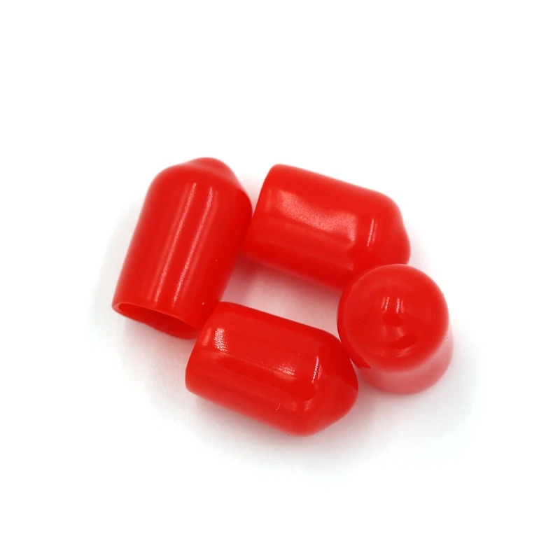 50PCS SMA Nuts 50PCS SMA Red Dust Cap Match For SMA Connector SMA Adapter