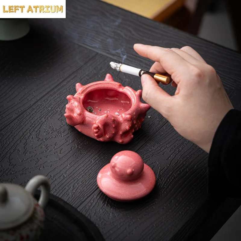 Creative Ceramics Octopus Ashtray Multiple Styles Ash Tray Office Table Smoking Accessories for Weed Ashtrays Gift for Boyfriend