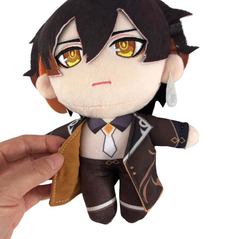 Anime Genshin Impact Plush Doll Toy Morax Zhong Li Xiao Hu Tao Ayato Game Cute Soft Stuffed Pillow Kids Gift 20cm