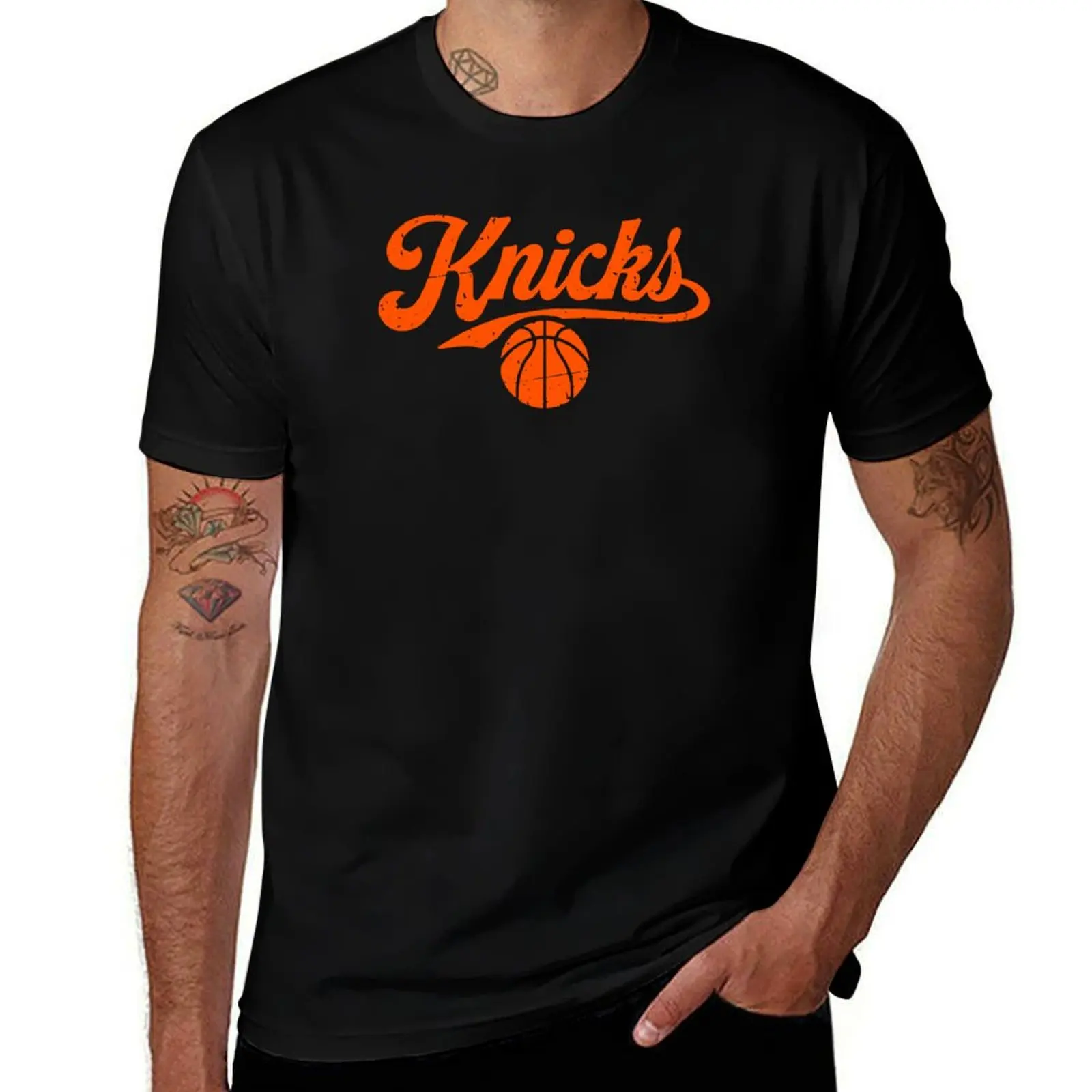 

Knicks Retro T-Shirt animal prinfor boys football t shirt anime big and tall t shirts for men